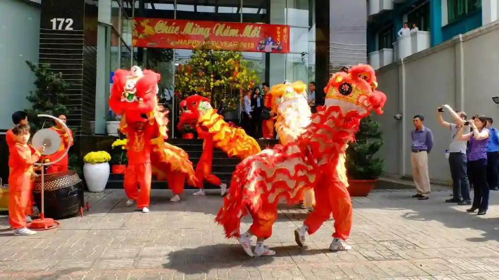 Red Lanterns Rise Over Richmond Hill