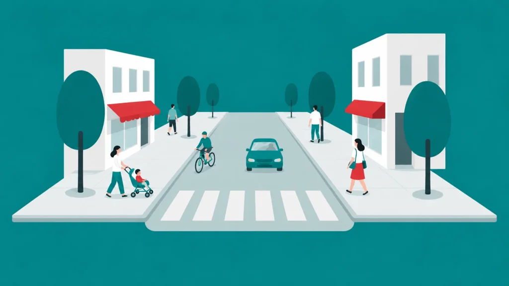 Why Walkable Streets Are Safer — Even for Drivers