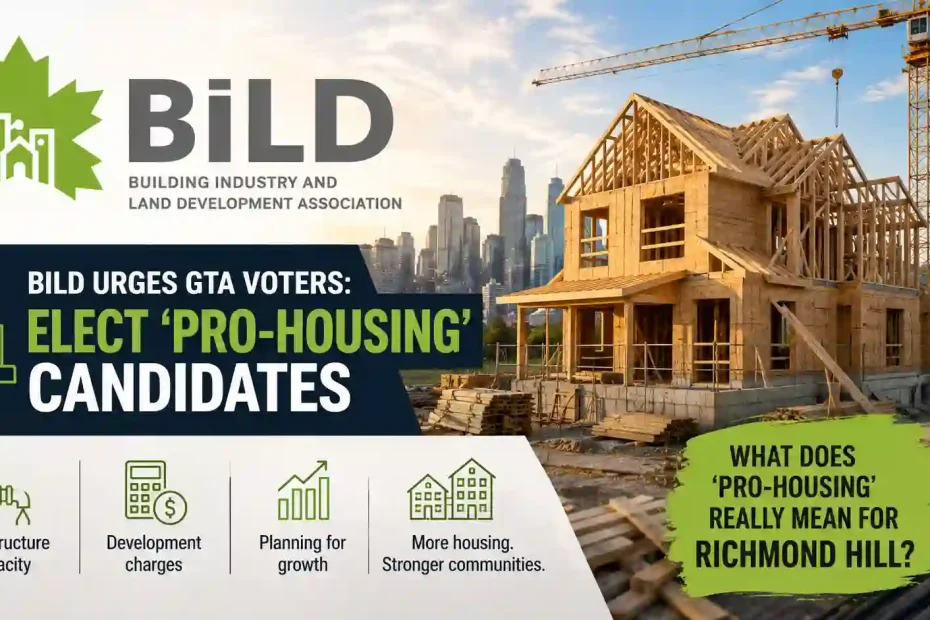 BILD urges GTA voters to elect pro housing candidates