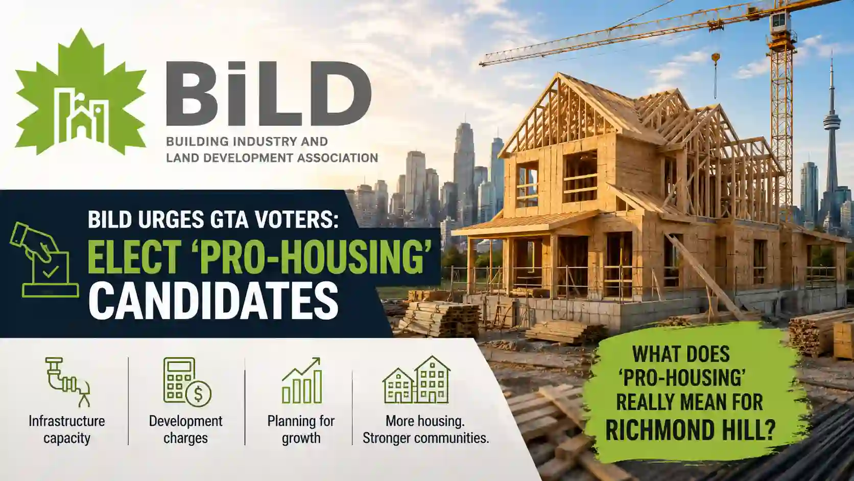BILD urges GTA voters to elect pro housing candidates