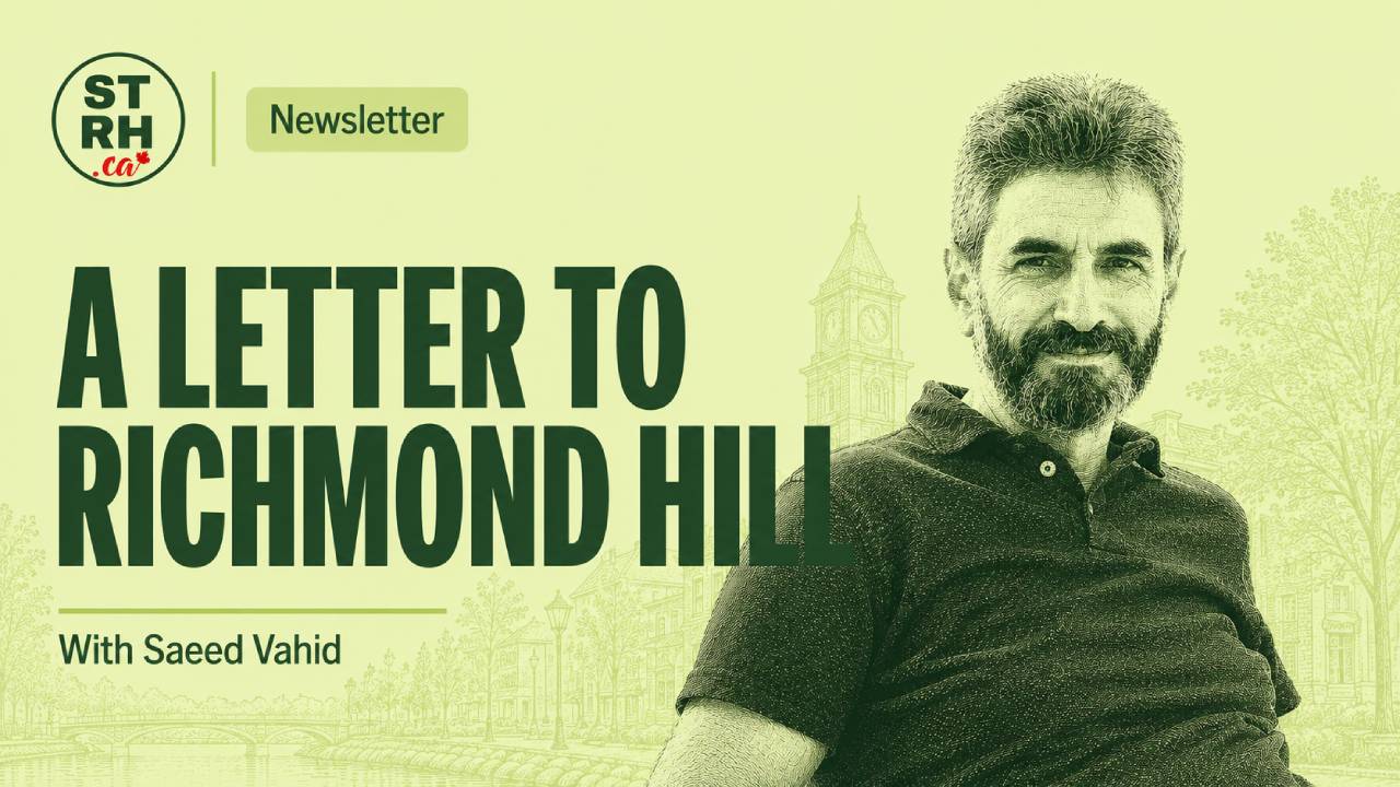 A Letter to Richmond Hill — with Saeed Vahid